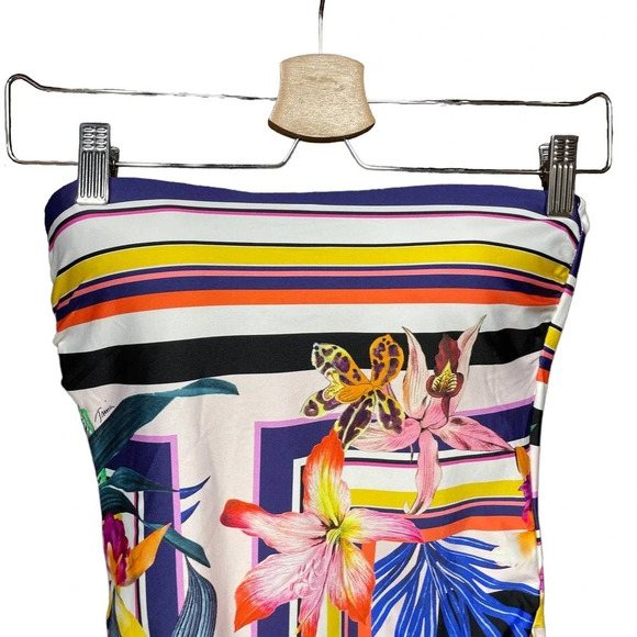 Trina Turk Treasure Cove Bandeau One Piece Swimsuit Size US 6 - Picture 3 of 9